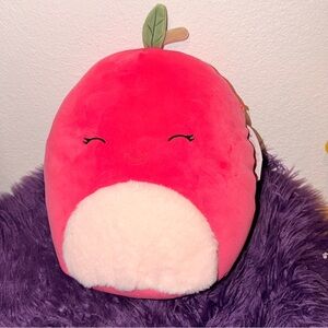 Squishmallows Red Apple Plush with Cream Belly